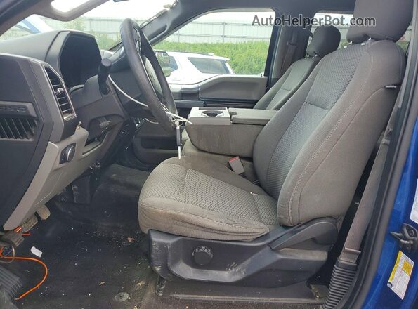 1FTFW1EG3HFC68053 2017 FORD F150 Blue Vista del salpicadero