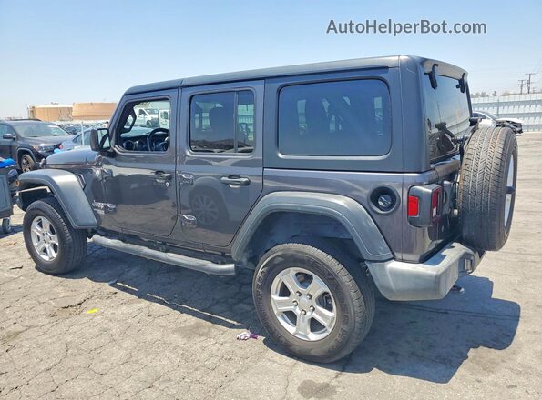1C4HJXDNXJW145348 2018 JEEP WRANGLER Gray 