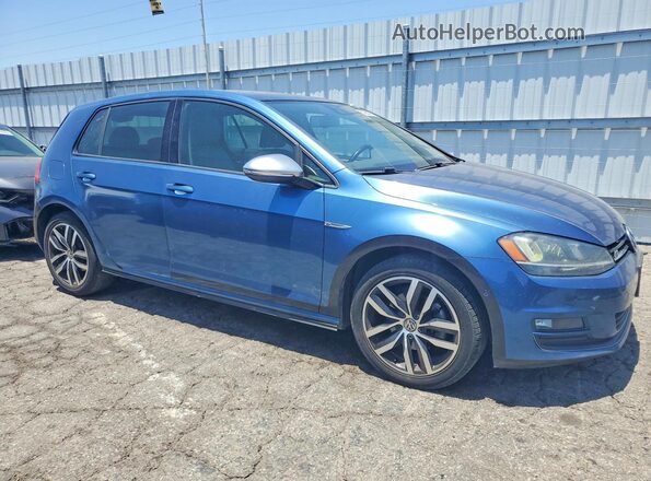 3VW217AU9GM037701 2016 VOLKSWAGEN GOLF Синий 