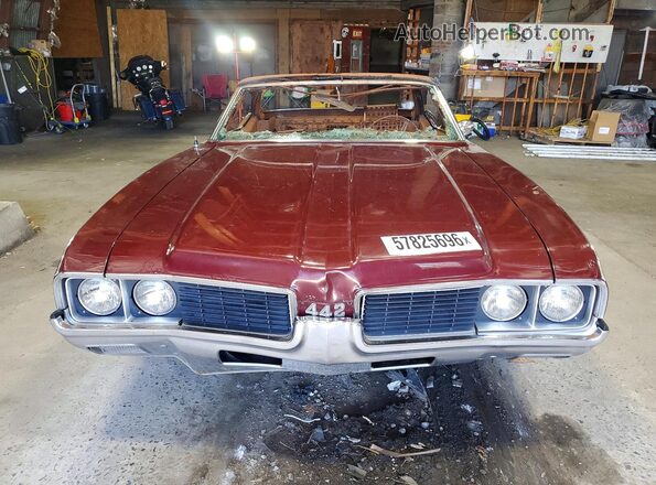 344679M396837 1969 OLDSMOBILE 442 Темно-бордовый Вид спереди