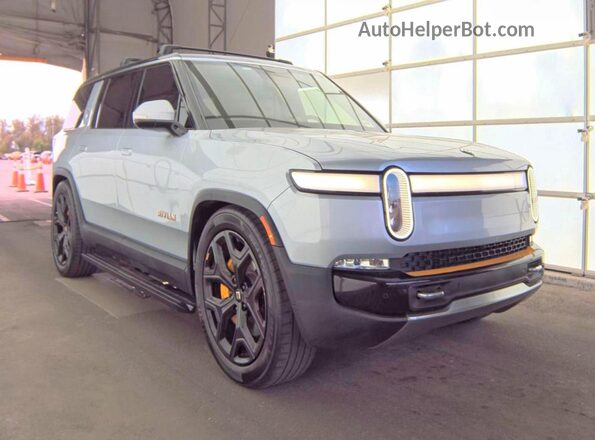 7PDSGABA4PN019950 2023 RIVIAN R1S Gray Задня ліва чверть