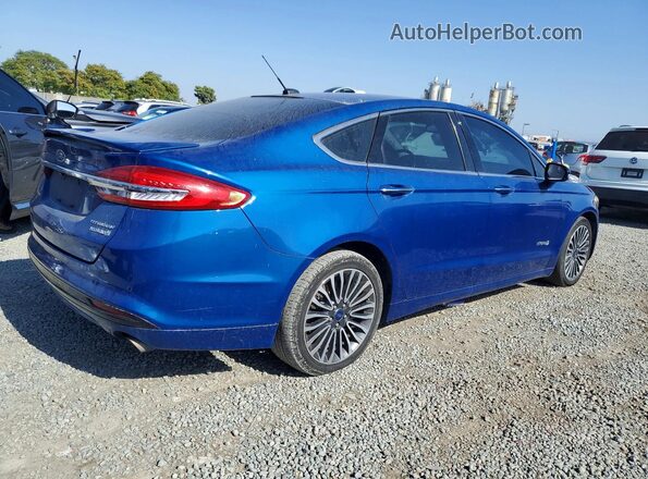 3FA6P0RU8HR382209 2017 FORD FUSION Blue 