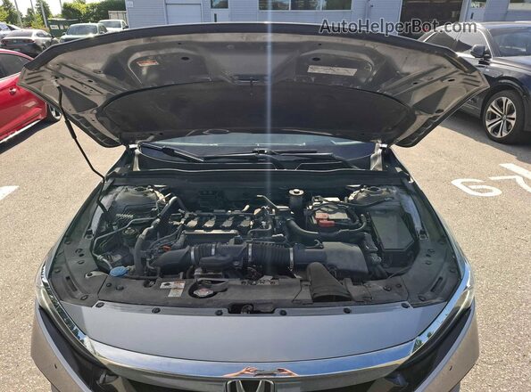 1HGCV1F96JA805394 2018 HONDA ACCORD Gray Vista del salpicadero