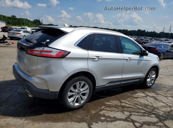 2FMPK3K92KBB42465 2019 FORD EDGE Серебряный Передняя правая четверть