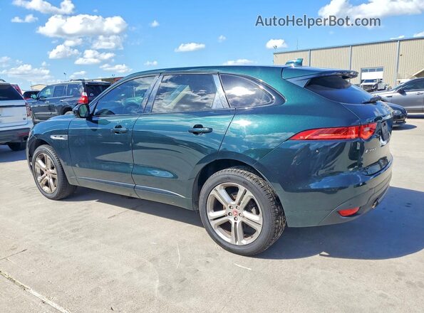 SADCL2BV7HA085292 2017 JAGUAR F-PACE Green უკანა მარჯვენა