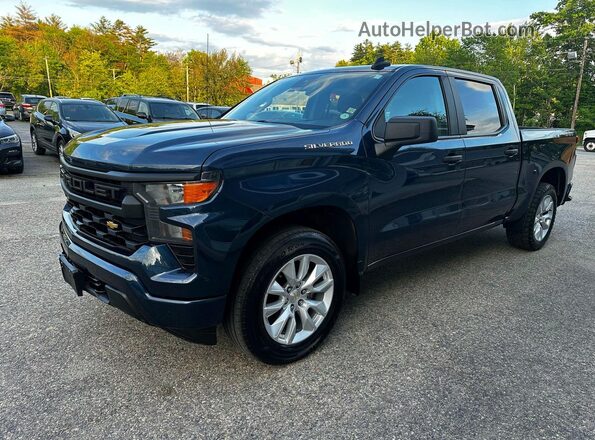 1GCPDBEK7NZ549593 2022 CHEVROLET SILVERADO Blue 