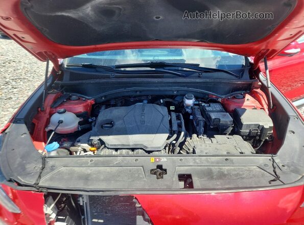 5NMS3DAJ1PH513394 2023 HYUNDAI SANTA Red Vista de la etiqueta del VIN