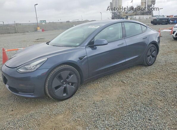 5YJ3E1EA9MF850304 2021 TESLA MODEL Серый 