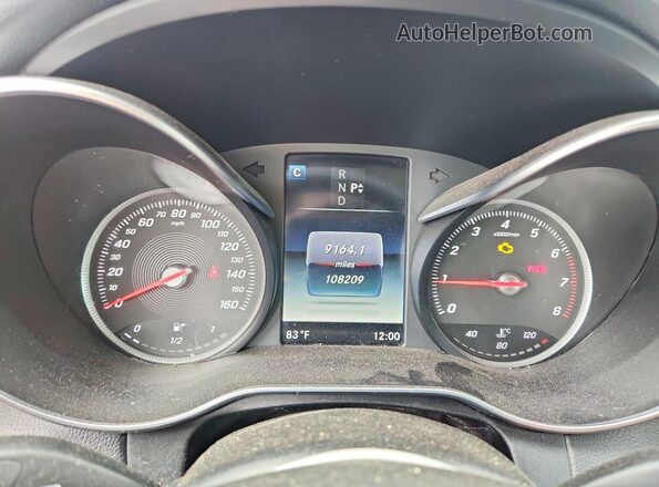 WDDWJ4JB1HF509589 2017 MERCEDES-BENZ C Gray 