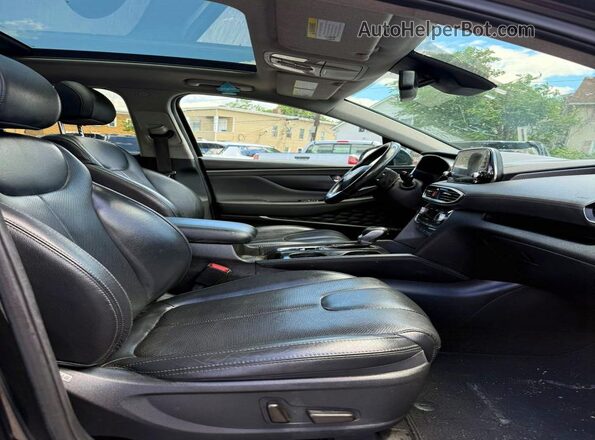 5NMS5CAA0LH250328 2020 HYUNDAI SANTA FE Black Вид салону спереду