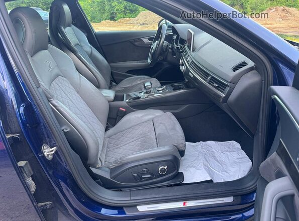 WAUB4AF40JA003891 2018 AUDI S4 Blue უკანა ხედი