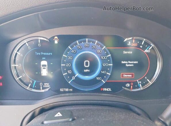 1GYS4CKJ2KR103353 2019 CADILLAC ESCALADE Blue Սարքավորումների վահանակի տեսք