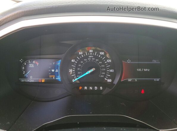 2FMPK3J82HBC49016 2017 FORD EDGE Red Вид задніх сидінь