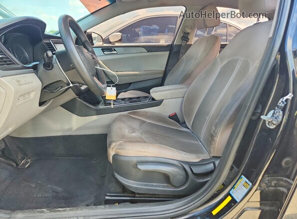 5NPE24AF6JH664298 2018 HYUNDAI SONATA Black 