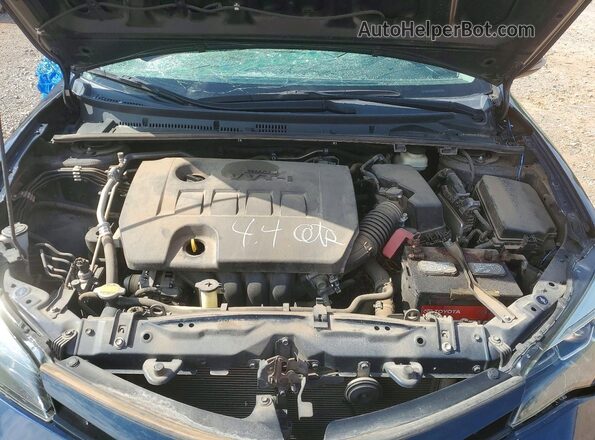 5YFBURHE9HP625998 2017 TOYOTA COROLLA Blue Вид підкапотного простору
