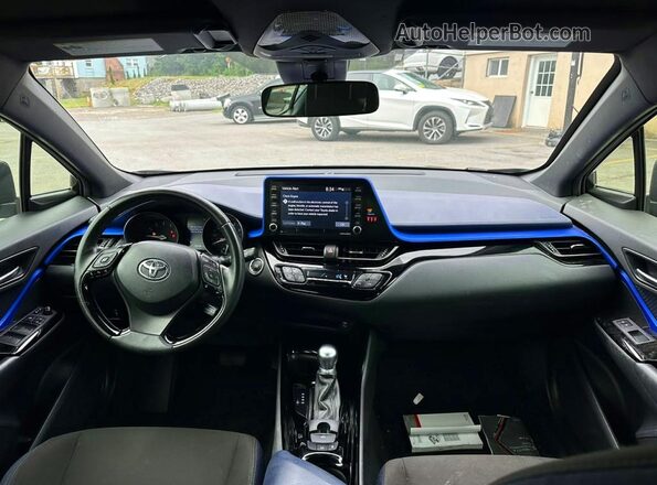 JTNKHMBX5L1078173 2020 TOYOTA C-HR Black Вид панелі приладів