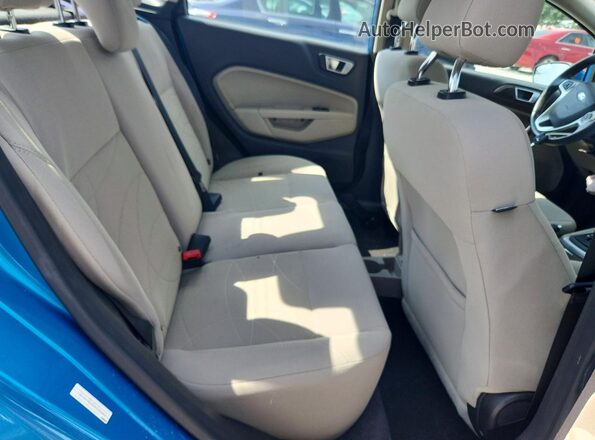 3FADP4BJ2GM148660 2016 FORD FIESTA Blue Вид задньої частини салону