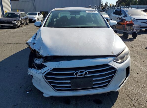5NPD74LF3JH389578 2018 HYUNDAI ELANTRA White Հետևի տեսք
