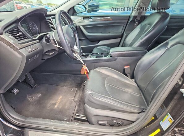 5NPE34AF8JH604682 2018 HYUNDAI SONATA Black 