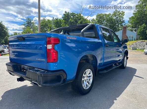 3GCPDCED2NG517352 2022 CHEVROLET SILVERADO Blue წინა მარჯვენა