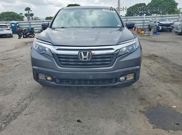 5FPYK2F66JB002673 2018 HONDA RIDGELINE Gray Front view