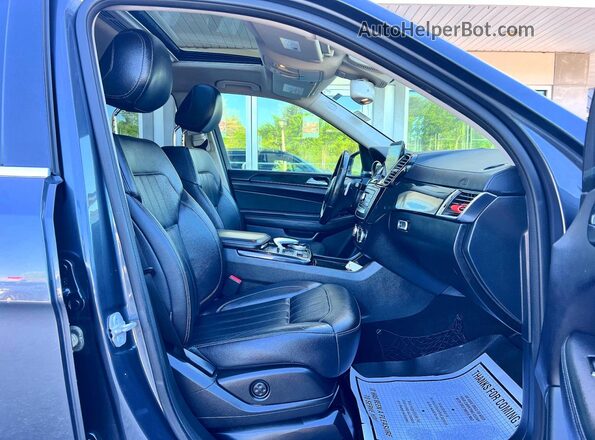 4JGDF6EEXHA753527 2017 MERCEDES-BENZ GLS-CLASS Gray Widok z tyłu