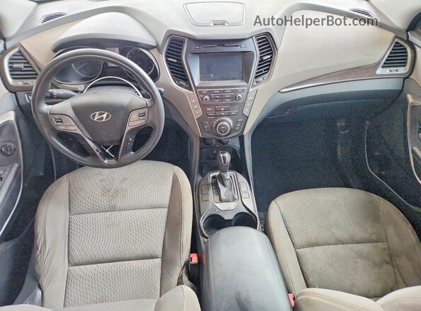KM8SM4HF5JU278069 2018 HYUNDAI SANTA Черный Вид щитка приборов