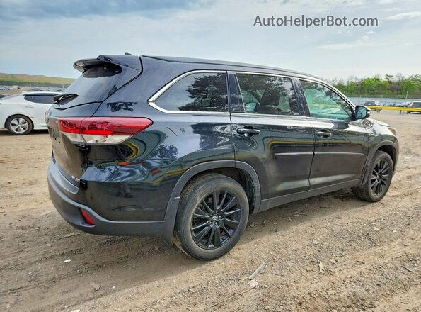 5TDJZRFH9KS622317 2019 TOYOTA HIGHLANDER Black 
