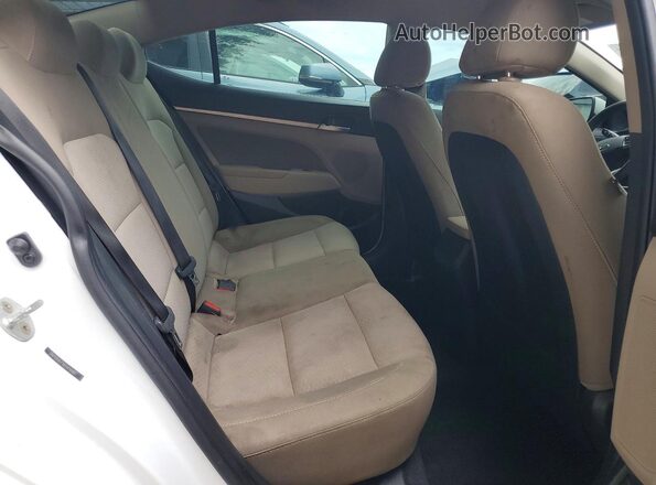 5NPD84LF5KH416987 2019 HYUNDAI ELANTRA White Vista interior trasera