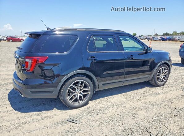 1FM5K8GT1JGC49202 2018 FORD EXPLORER Черный 