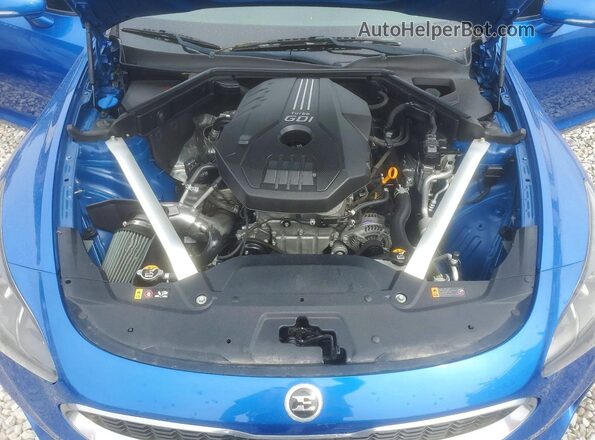 KNAE25LA3K6064399 2019 KIA STINGER Blue 