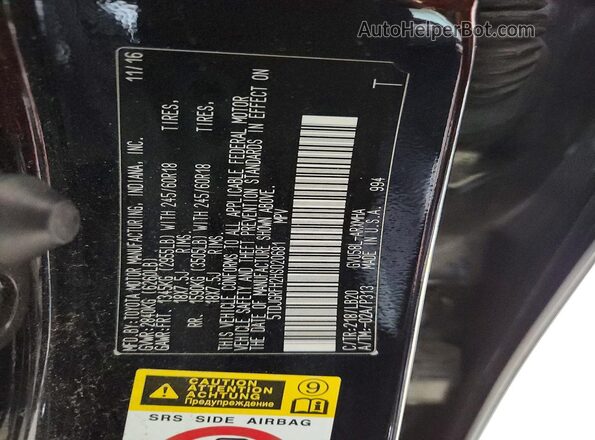 5TDJGRFH2HS020681 2017 TOYOTA HIGHLANDER Black Vista interior de 360 grados