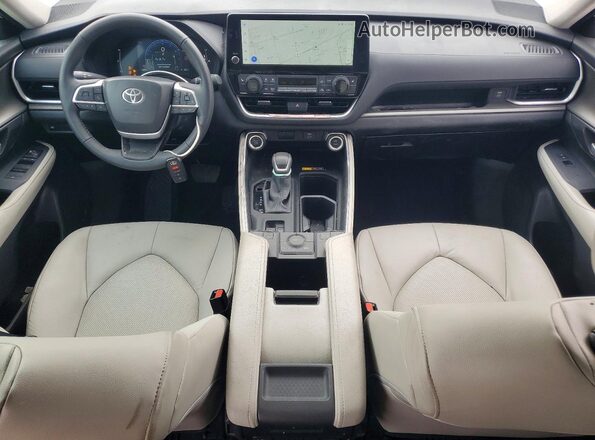 5TDAAAB59TS107596 2026 TOYOTA GRAND White Вид щитка приладів