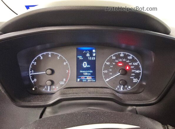 5YFB4MDE1SP240807 2025 TOYOTA COROLLA Красный Вид щитка приборов