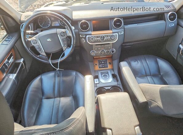 SALAC2V6XGA840899 2016 LAND ROVER LR4 Black ხელსაწყოთა პანელის ხედი