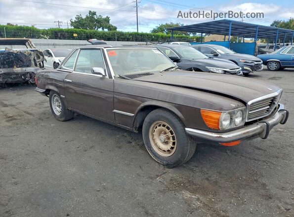 350SL001431 1972 MERCEDES-BENZ SL Коричневый Передняя правая четверть