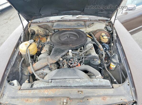 350SL001431 1972 MERCEDES-BENZ SL Коричневый Вид задней части салона