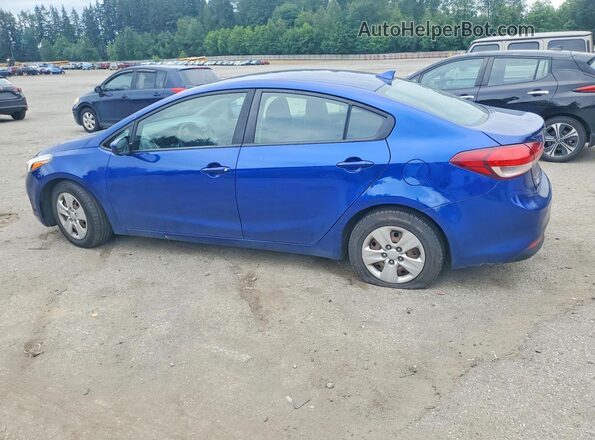 3KPFL4A77HE126556 2017 KIA FORTE Blue Задня права чверть