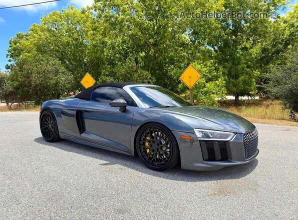 WUAVACFX5H7903940 2017 AUDI R8 Gray Tył lewy