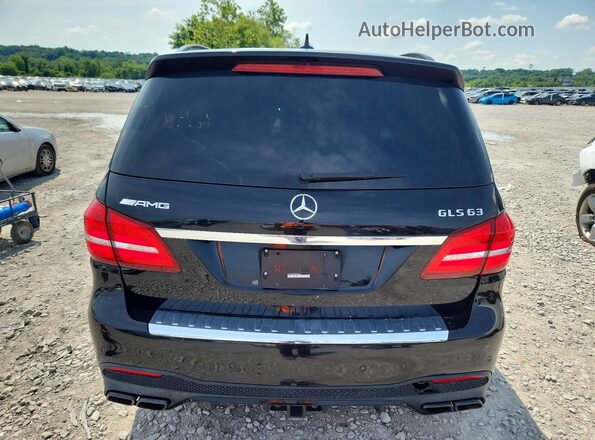 4JGDF7FE6HA789025 2017 MERCEDES-BENZ GLS Black Front interior view