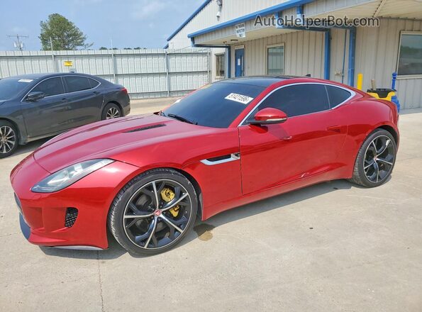 SAJWA6AT1G8K27083 2016 JAGUAR F-TYPE Red Trasero izquierdo