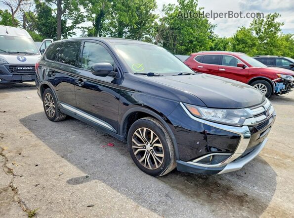 JA4AD2A3XHZ029133 2017 MITSUBISHI OUTLANDER Black Դիմացի տեսք
