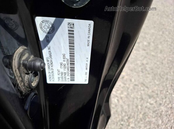2HGFC4A82LH400947 2020 HONDA CIVIC Black 