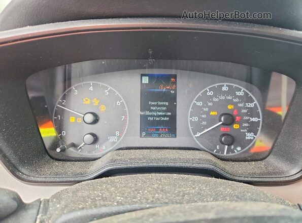 5YFB4MDE6RP082734 2024 TOYOTA COROLLA Blue Вид щитка приладів