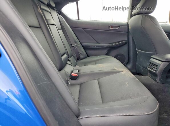 JTHCA1D24M5112965 2021 LEXUS IS Синий Вид задней части салона