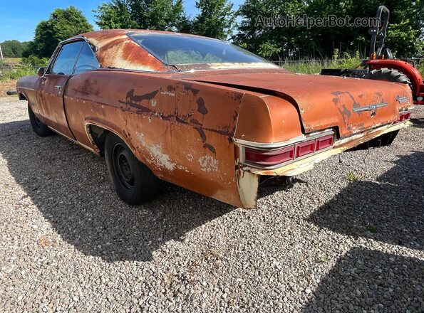 168376S284120 1966 CHEVROLET IMPALA Orange Przód prawy