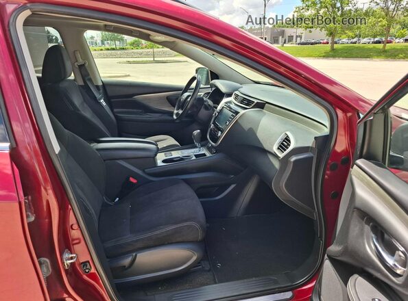 5N1AZ2MH7JN167140 2018 NISSAN MURANO Red Հետևի տեսք