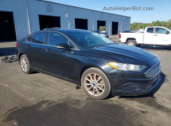 3FA6P0HD3HR296436 2017 FORD FUSION Black წინა ხედი