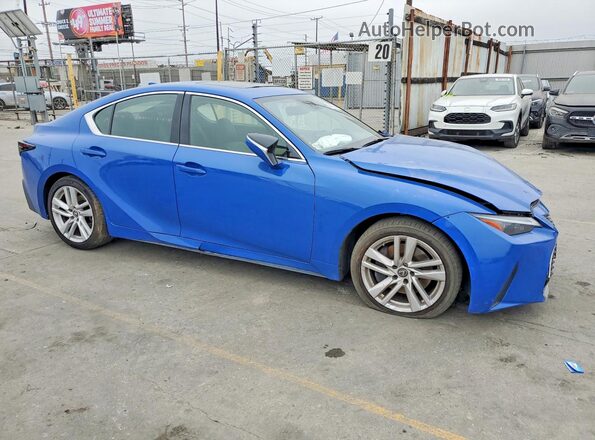 JTHCA1D24M5112965 2021 LEXUS IS Синий Вид спереди