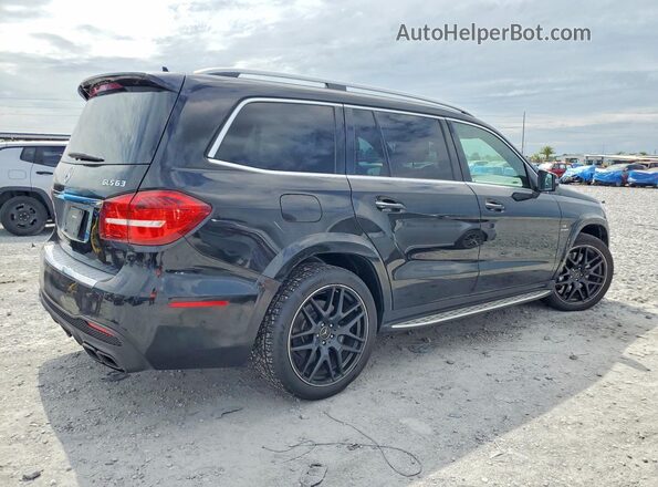4JGDF7FE2HA773047 2017 MERCEDES-BENZ GLS Черный Передняя правая четверть